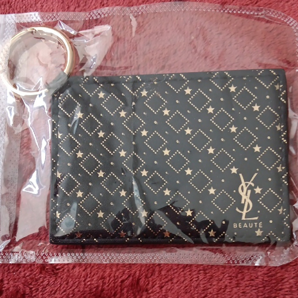 YSL Black and Gold Pouch